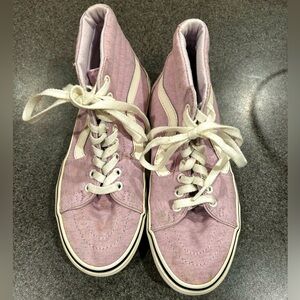 Lilac purple high top vans women’s size 7